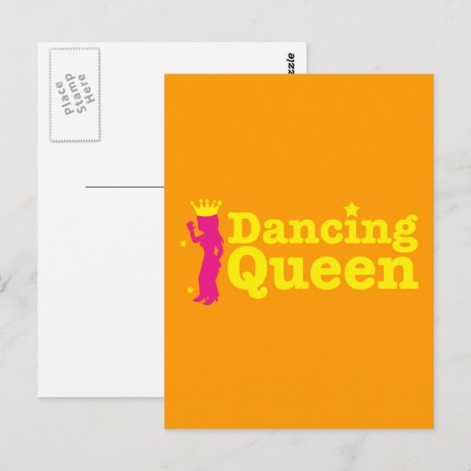 Danskoningin Briefkaart (Voorkant / Achterkant)