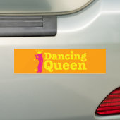 Danskoningin Bumpersticker (Op auto)