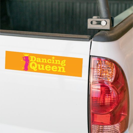 Danskoningin Bumpersticker (Op Truck)