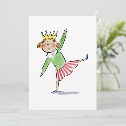 Danskoningin Kaart (Staand voorkant)