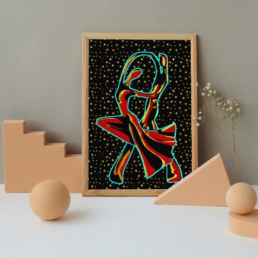 Danskoppel Foto Afdruk