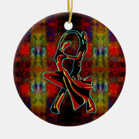 Danskoppel Keramisch Ornament (Voorkant)