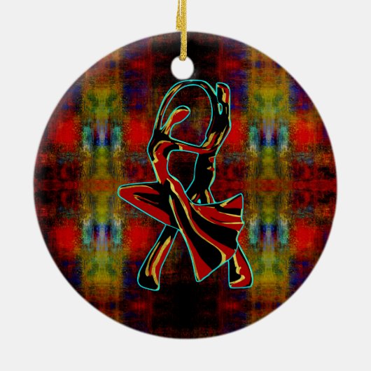 Danskoppel Keramisch Ornament (Achterkant)