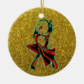 Danskoppel Keramisch Ornament (Voorkant)