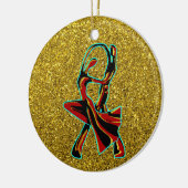 Danskoppel Keramisch Ornament (Links)