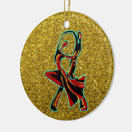 Danskoppel Keramisch Ornament (Links)