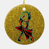 Danskoppel Keramisch Ornament (Achterkant)