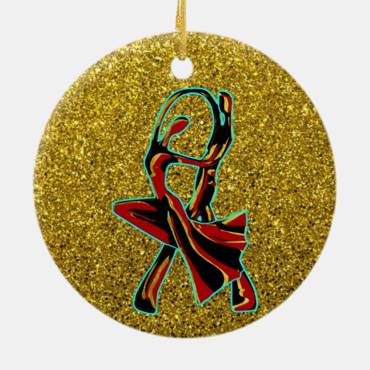 Danskoppel Keramisch Ornament (Achterkant)