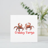 Danskrabben Feestdagenkaart (Staand voorkant)