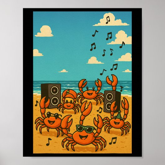 Danskrabben Poster (Voorkant)