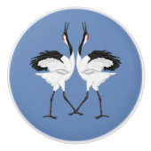 Danskranen keramische knop (Voorkant)