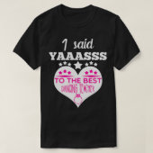 Dansleraar Bachelorette Hen Night T-shirt (Design voorkant)