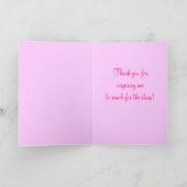 Dansleraar Bedankt Ballerina met Sterren (Binnen)