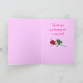 Dansleraar Bedankt  Kaart (Binnen)