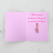 Dansleraar bedankt met hangende balletschoenen (Binnen)