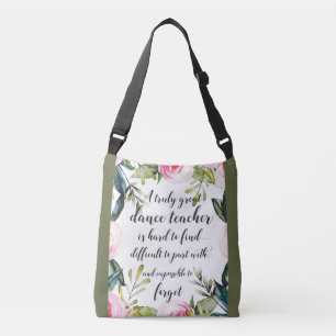 Dansleraar Dank U Wensen voor Dansleraar Crossbody Tas