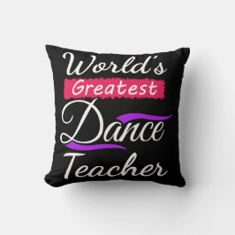 Dansleraar Eindejaarsrecital Cadeau Kussen