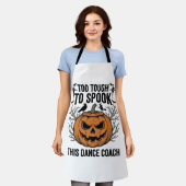 Dansleraar Halloween Pompoen Graveershirt De Schort (Gedragen)