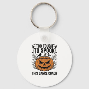 Dansleraar Halloween Pompoen Graveershirt De Sleutelhanger