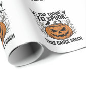 Dansleraar Halloween Pompoen Gravure Shirt De Cadeaupapier (Rol Hoek)