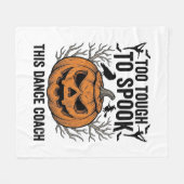 Dansleraar Halloween Pompoen Gravure Shirt De Fleece Deken (Voorkant (Horizontaal))
