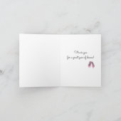 dansleraar - Hartelijk dank Kaart (Binnen)