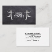 Dansleraar Lessen Dansinstructrice Klassen Visitekaartje (Voorkant / Achterkant)