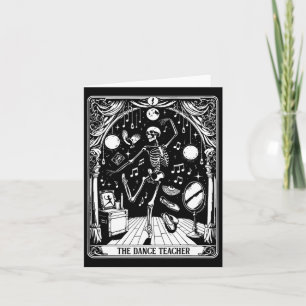 Dansleraar Tarot Kaart Skeleton Dancing Ballet T