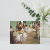 Dansles door Degas, Vintage Impressionisme Ballet Briefkaart (Staand voorkant)