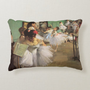 Dansles door Degas, Vintage Impressionisme Ballet Decoratief Kussen