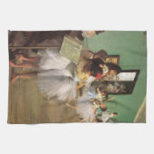 Dansles door Degas, Vintage Impressionisme Ballet Theedoek (Horizontaal)