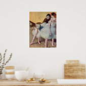 Dansles door Edgar Degas, Vintage Ballet Poster (Keuken)