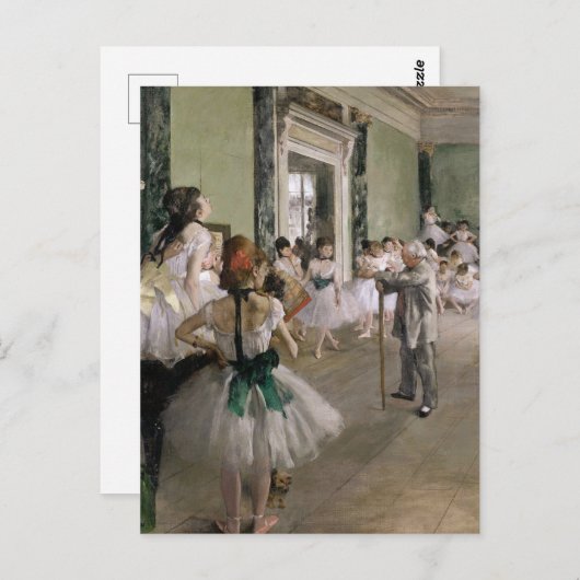 Dansles Edgar Degas Briefkaart (Voorkant / Achterkant)