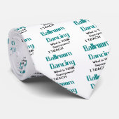 dansles in ballroom stropdas (Opgerold)