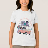 Dansles Taxi Kinderen Tri-Blend Shirt (Voorkant)