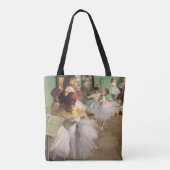 Dansles van Degas, Vintage Impressionisme Ballet Tote Bag (Achterkant)