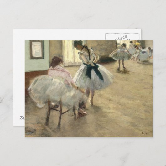 Dansles van Edgar Degas Briefkaart (Voorkant / Achterkant)