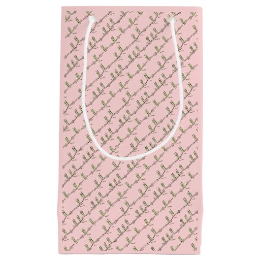 Danslessen Cadeau Tas (Roze) Klein Cadeauzakje (Voorkant)