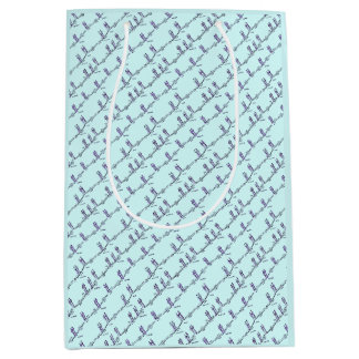 Danslessen Cadeau Zak (Blauw) Medium Cadeauzakje