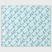Danslessen Inpakpapier (Blauw) (Vlak)