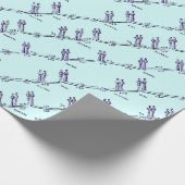Danslessen Inpakpapier (Blauw) (Hoek)