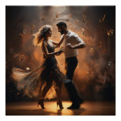 danslessen perfect poster (Voorkant)