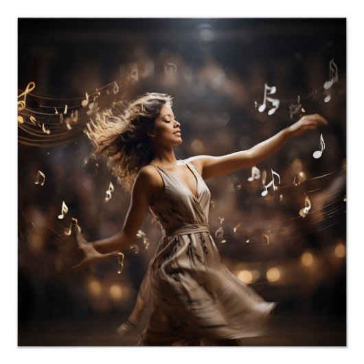 danslessen perfect poster (Voorkant)