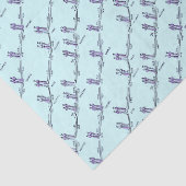Danslessen Tissuepapier (Blauw) (Detail)