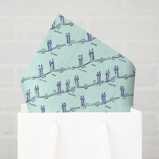 Danslessen Tissuepapier (Groen) (Cadeauzakje)