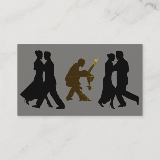 danslessen visitekaartje (Achterkant)