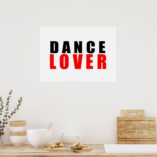 Dansliefhebber Poster (Keuken)