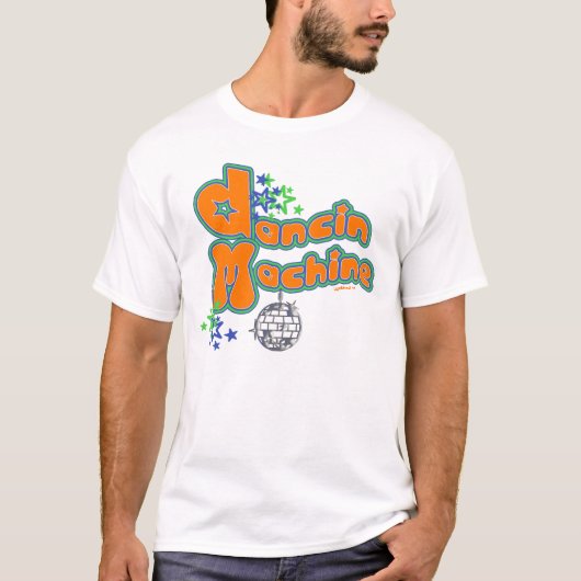 dansmachine t-shirt (Voorkant)