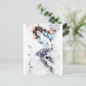 Dansmeisje Briefkaart (Staand voorkant)