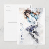 Dansmeisje Briefkaart (Voorkant / Achterkant)